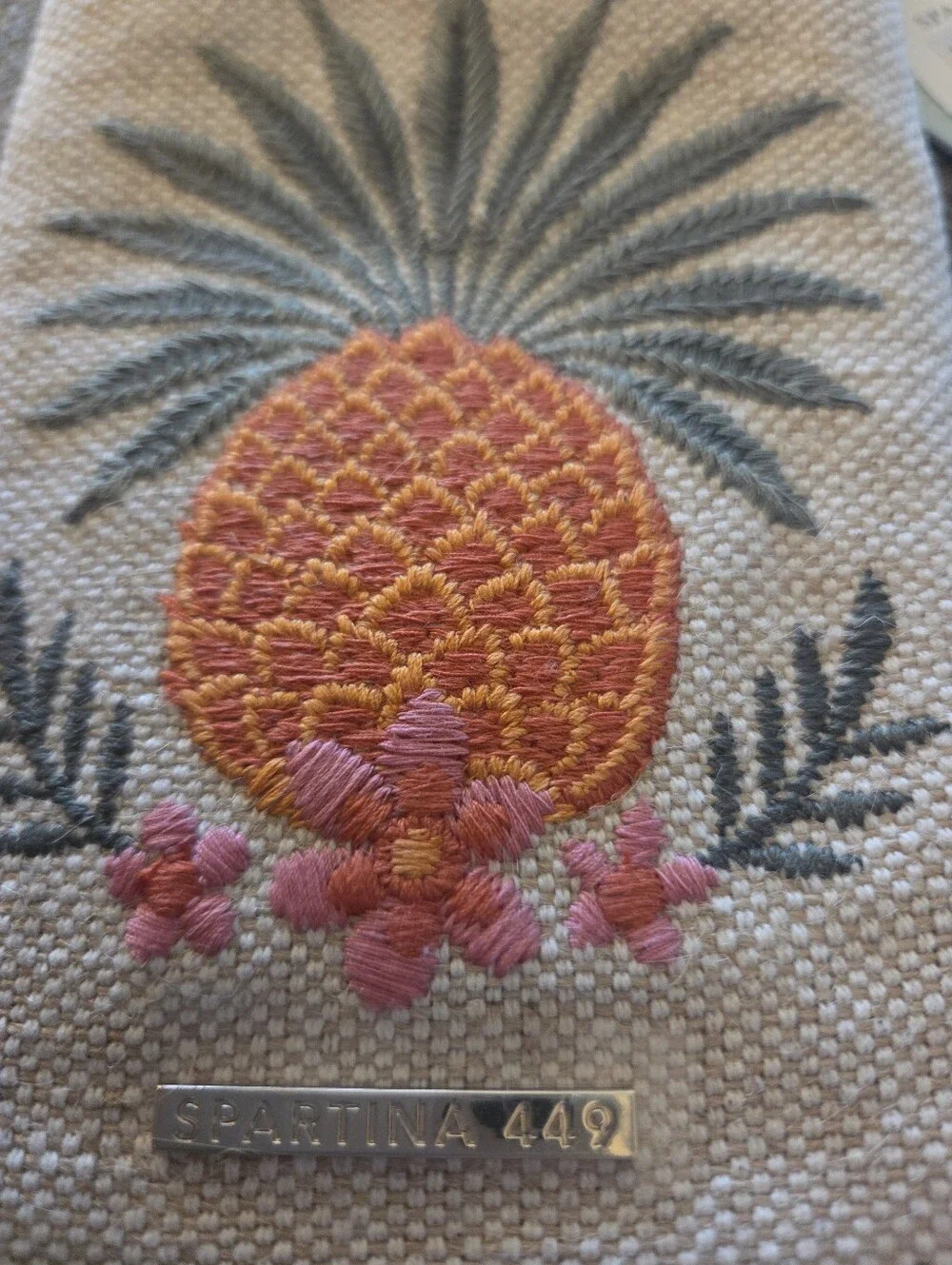 Spartina 449 Embroidered Sunglass Case Alljoy Landing Pineapple